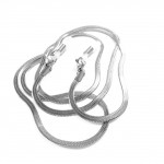 glasögonsnöre oliva twist silver-2